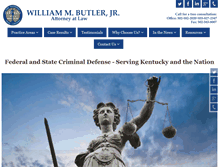 Tablet Screenshot of kycriminallawyer.com